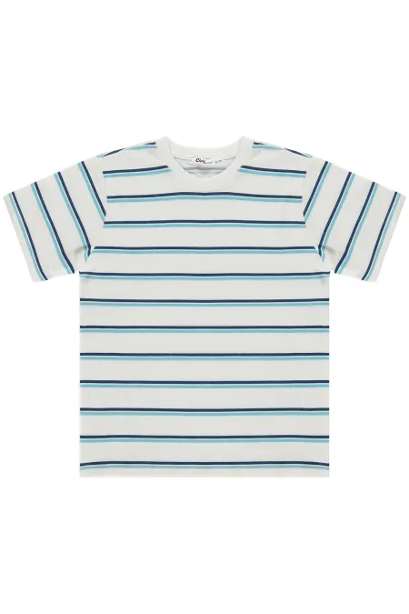 T-shirt garçon, 10-13 ans, blanc cassé - Emballage