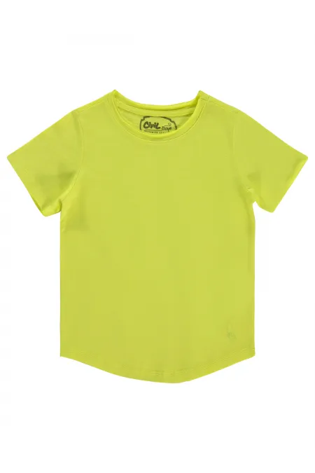 T-shirt garçon jaune citron 2-5 ans - Emballage