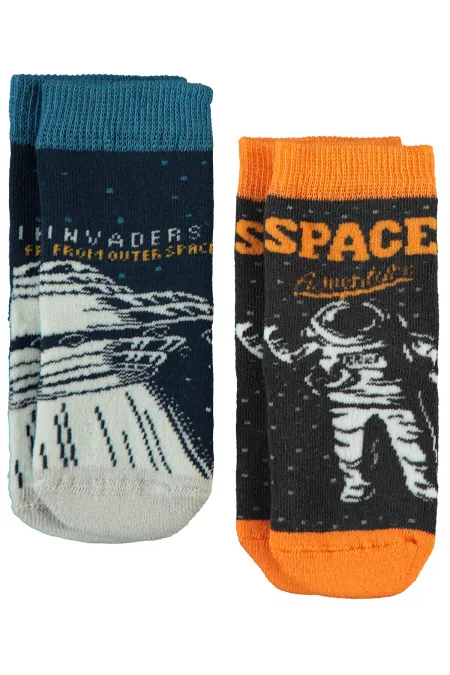 Chaussettes courtes garçon 2-9 ans, taille standard - Lot