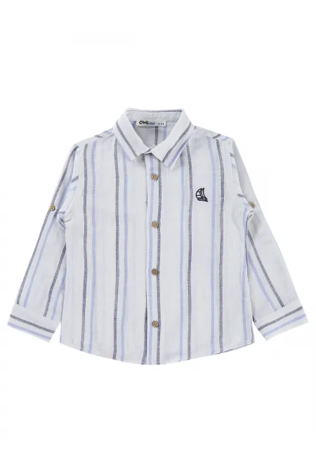 Boys' Shirt 2-5 Years Blue - Pack