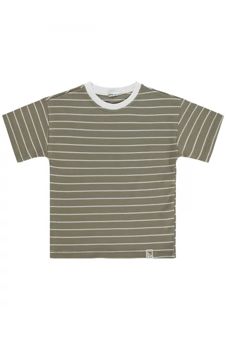 Erkek Çocuk Tişört 6-9 Yaş Haki - Paket