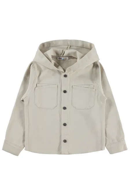 Boys' Jacket, Ages 10-13, Stone Color - Package