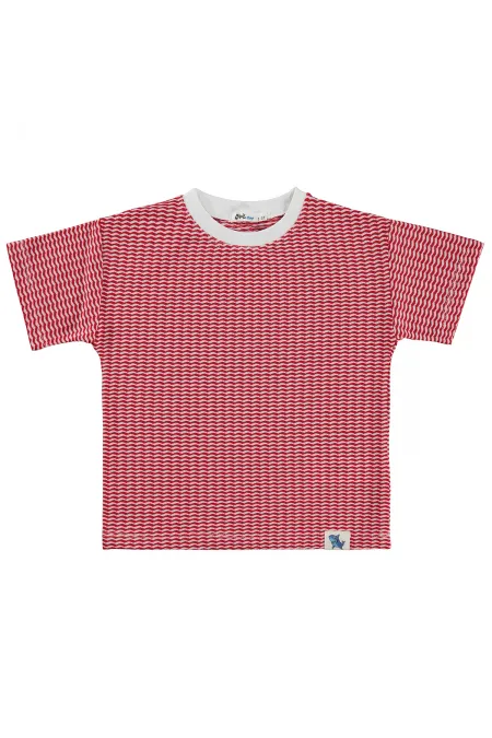 Lot de t-shirts rouges pour garçons de 2 à 5 ans