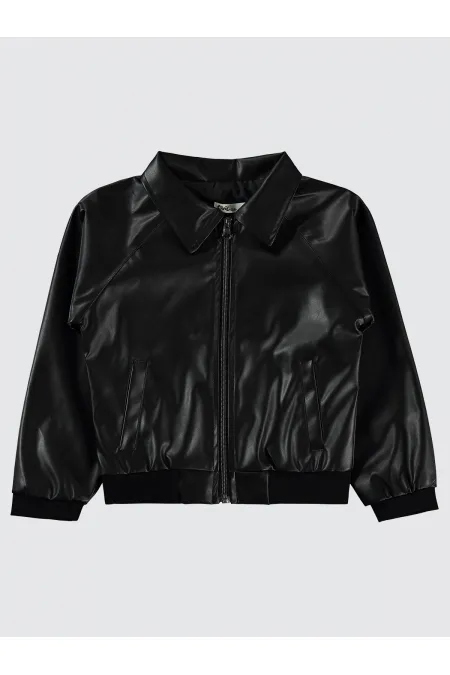 Veste noire pour fille de 6 à 9 ans - Emballage
