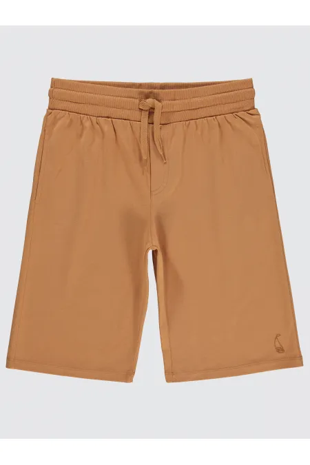 Capri pour garçons de 6 à 9 ans, couleur cannelle - Emballage