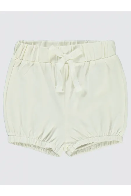 Bebek Şort 0-24 Ay Ekru - Paket