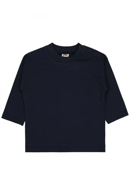 Bebek Sweatshirt 0-24 Ay Soft Lacivert - Paket