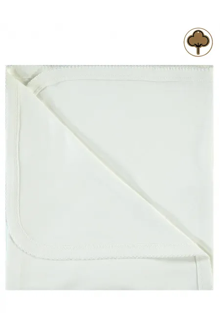 Couverture et lange pour bébé 0-24 mois écru - Emballage