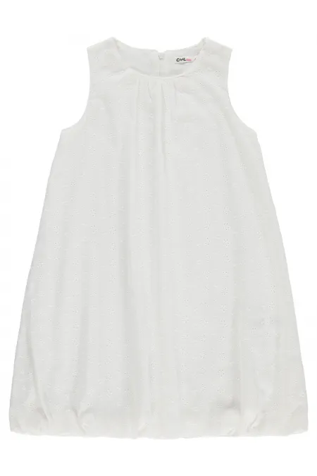 Combinaison et robe pour filles, 6-9 ans, blanc cassé - Emballage