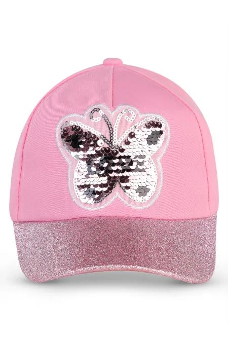 Kız Çocuk Şapka Bere 6-9 Yaş Pembe - Paket