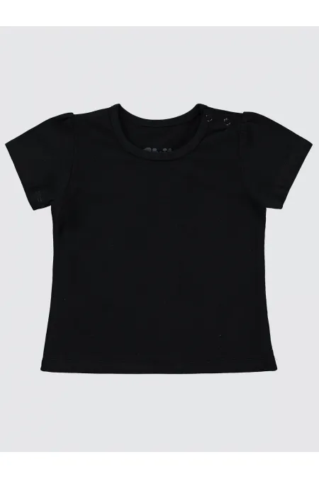 Lot de T-shirts noirs pour bébé (0-24 mois)