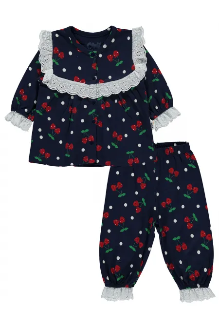 Baby Pajama Set 0-24 Months Navy Blue - Pack