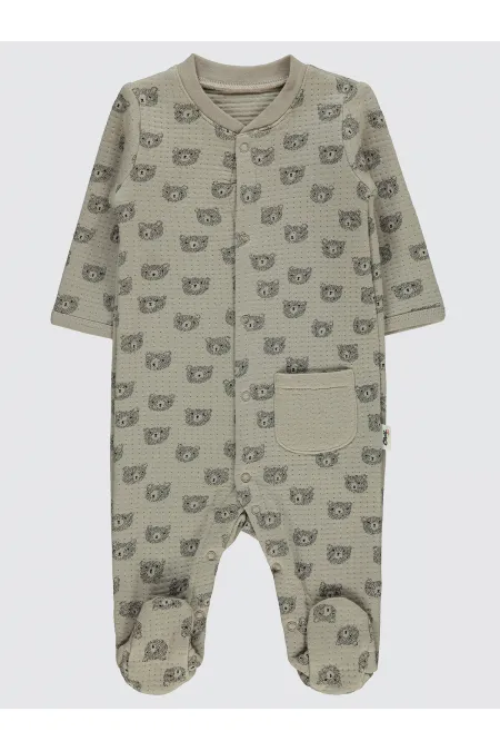 Grenouillères bébé 0-24 mois en vison - Emballage