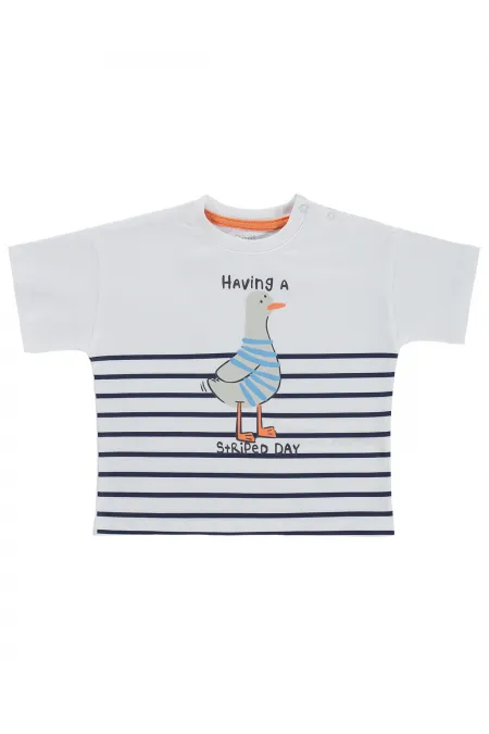 T-shirt bébé blanc 0-24 mois - Emballage