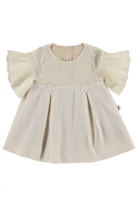 Combinaison et robe bébé 0-24 mois beige - Ensemble
