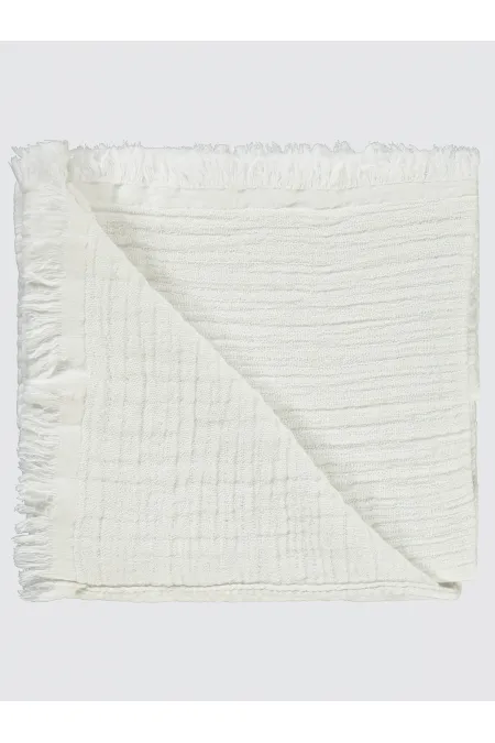 Couverture et lange pour bébé 0-24 mois Blanc - Emballage