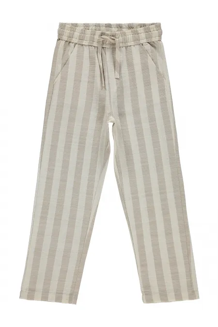 Erkek Çocuk Pantolon 6-9 Yaş Kahve - Paket