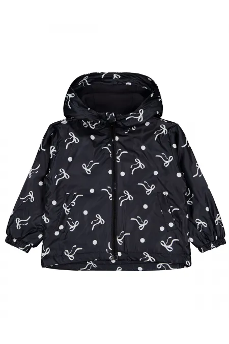 Kız Çocuk Yağmurluk 2-5 Yaş Siyah - Paket