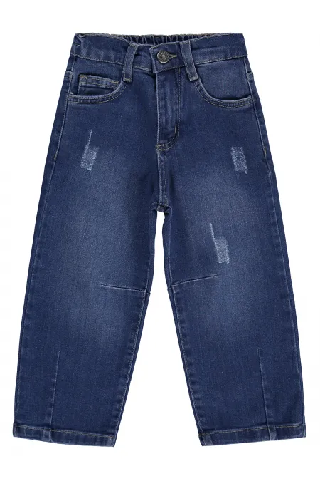 Pantalon en jean pour garçon, 2-5 ans, bleu foncé - Lot