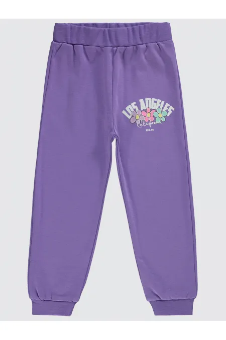Girls Tracksuit Bottoms 2-5 Years Old Meta Lilac - Package