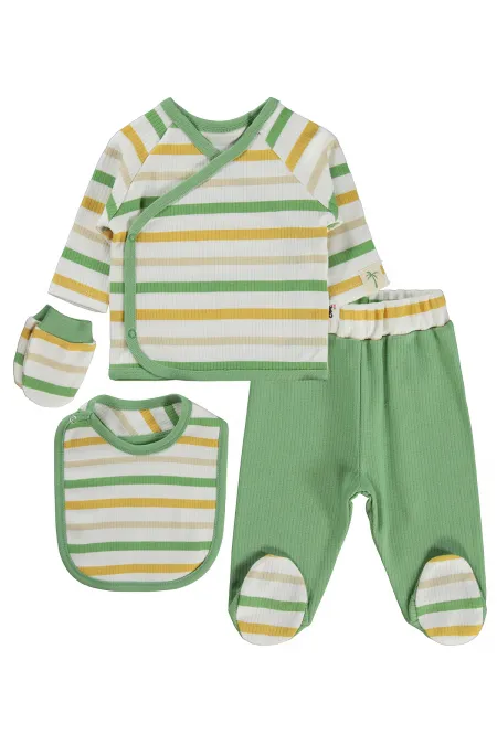 Bebek Zıbın Takımları 0-24 Ay Ekru - Paket