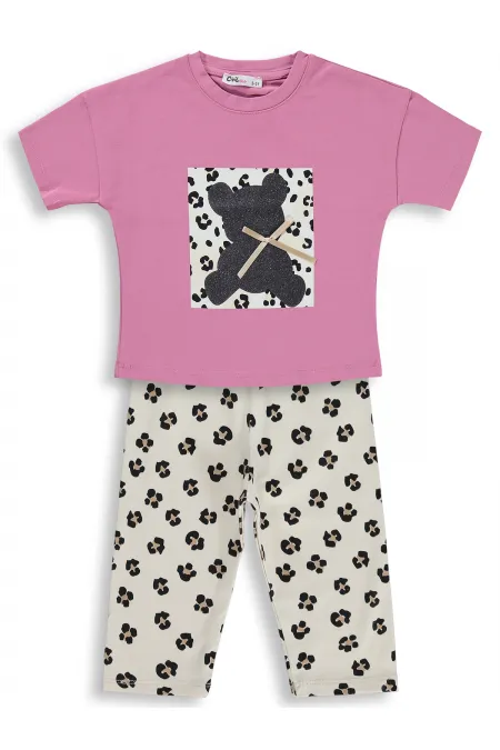 Ensemble pour fille 2-5 ans rose pâle - Emballage