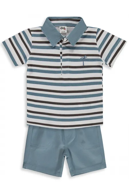 Bebek Takım 0-24 Ay Soft İndigo - Paket