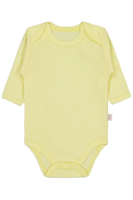 Bebek Çıtçıtlı Badi 0-24 Ay Sarı - Paket