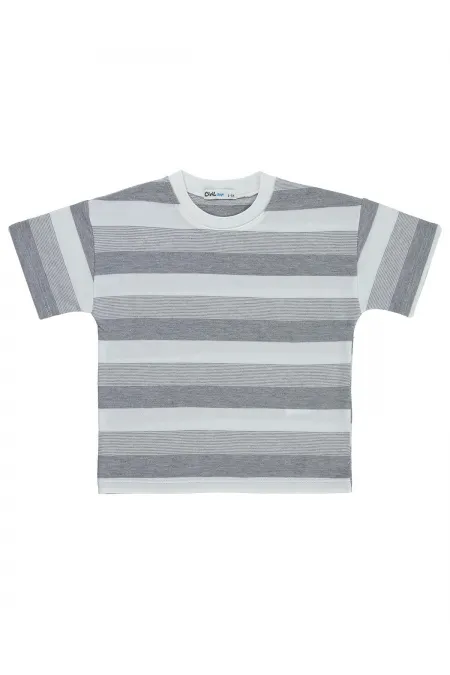 Lot de t-shirts gris pour garçons de 2 à 5 ans