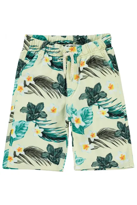 Capri garçon 10-13 ans Jaune doux - Emballage