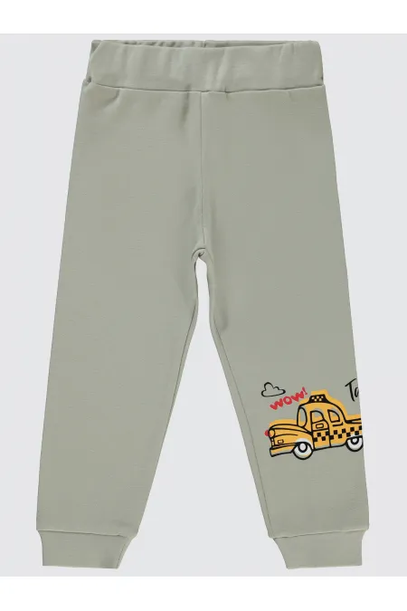 Erkek Çocuk Eşofman Altı 2-5 Yaş Soft Gri - Paket