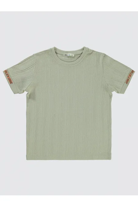 T-shirt garçon 10-13 ans, gris clair - Emballage