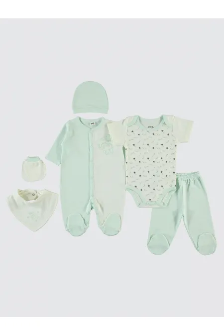 Bebek Zıbın Takımları 0-24 Ay Mint - Paket