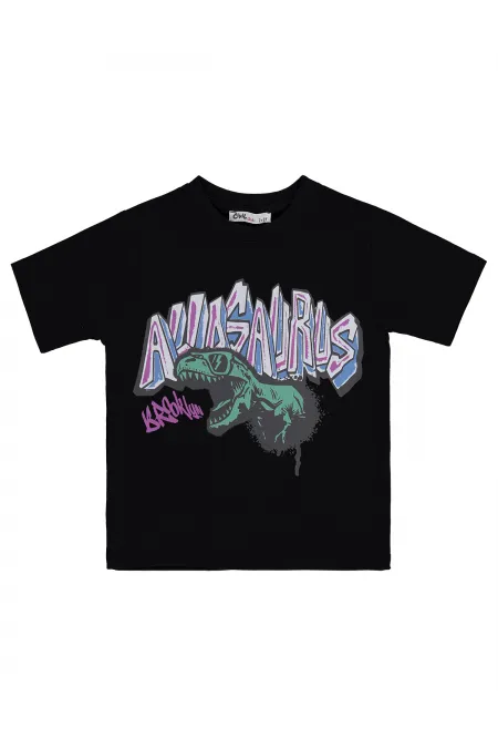 Lot de T-shirts noirs pour garçons de 2 à 5 ans