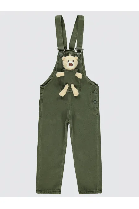 Robe trapèze fille 2-5 ans kaki - Emballage