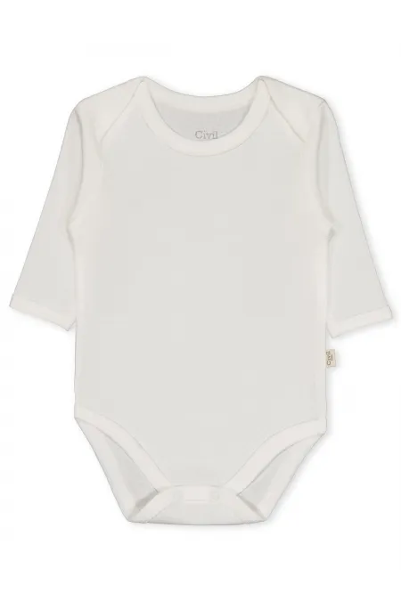 Body bébé à boutons-pression blanc 0-24 mois - Lot