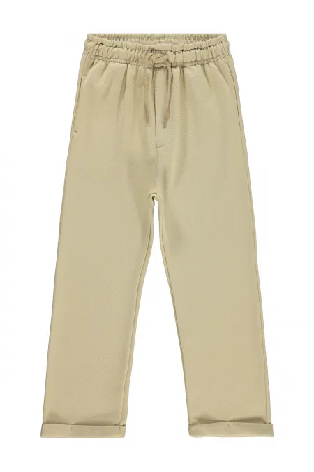 Pantalon garçon, 10-13 ans, vison - Lot