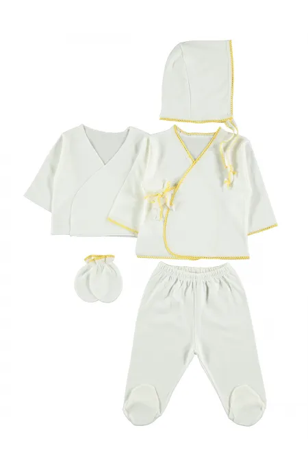 Ensemble de body bébé 0-24 mois jaune - Emballage