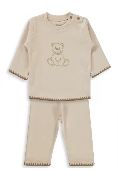 Bebek Takım 0-24 Ay FilDişi - Paket