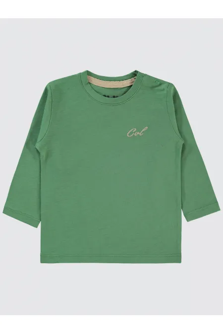 Bebek Sweatshirt 0-24 Ay Haki - Paket