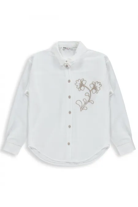 T-shirt blanc pour fille, 10-13 ans - Emballage