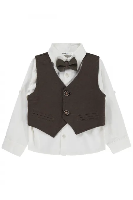 Boys' Shirt 2-5 Years Old Brown - Pack