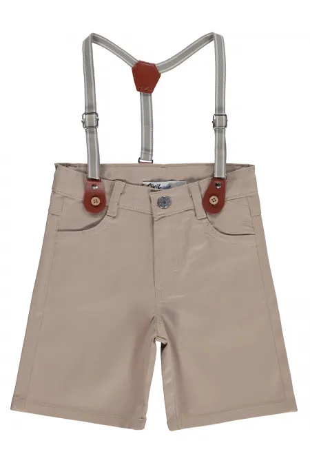 Pantalon Capri pour garçon, 2-5 ans, couleur pierre - Emballage Pantalon Capri pour garçon, 2-5 ans, couleur pierre - Emballage