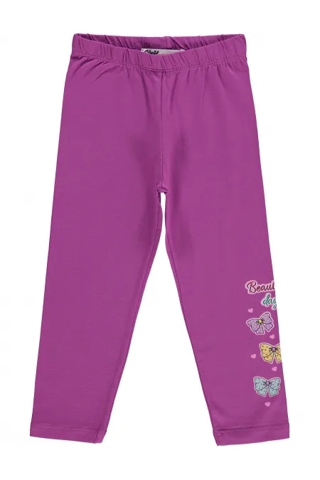 Leggings pour filles Km 2-5 ans Hyper Purple - Lot