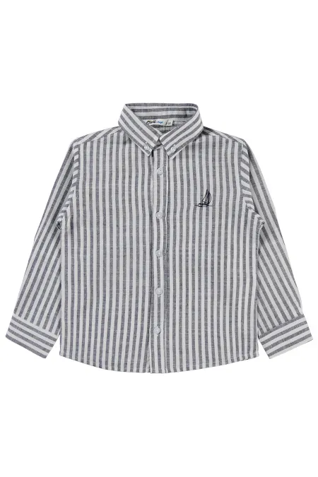 T-shirt garçon, 2-5 ans, bleu marine - Lot