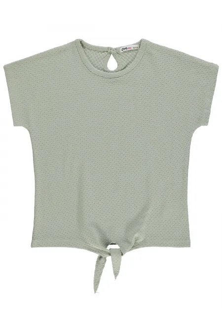 Girls' T-shirt, Ages 10-13, Light Green - Pack