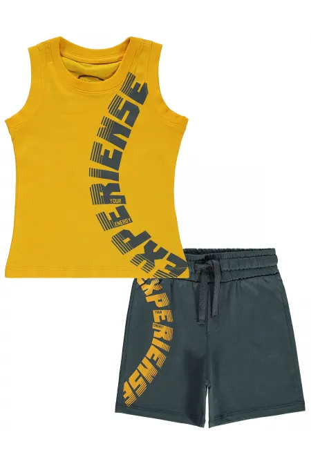 Boys' Set 2-5 Years Old Mustard - Package