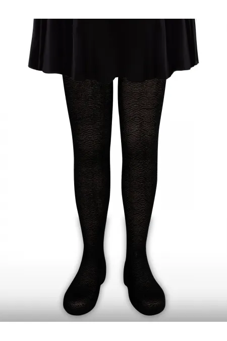 Kız Çocuk Külotlu Çorap 2-9 Yaş Siyah - Paket