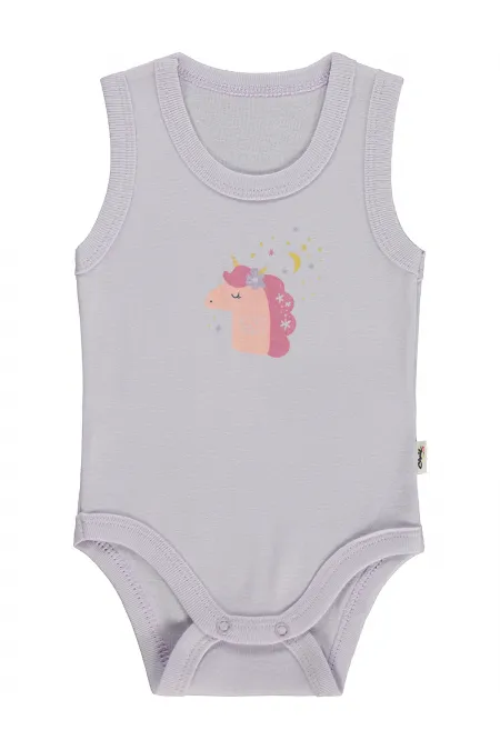 Baby Snap Bodysuit 0-24 Months Lilac - Package