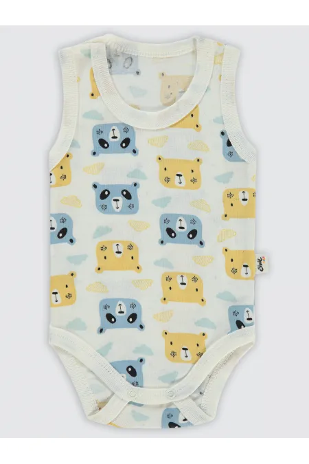 Body bébé à boutons-pression 0-24 mois écru - Emballage